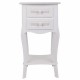 Нощно шкафче Alexandra House Living Бял 31 x 71 x 38 cm
