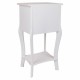 Нощно шкафче Alexandra House Living Бял 31 x 71 x 38 cm