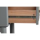 Нощно шкафче Home ESPRIT Син Сив Естествен Дървен MDF 48 x 40 x 55 cm