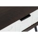 Нощно шкафче DKD Home Decor 45 x 38 x 50 cm Черен Метал Бял Дърво манго Wengue