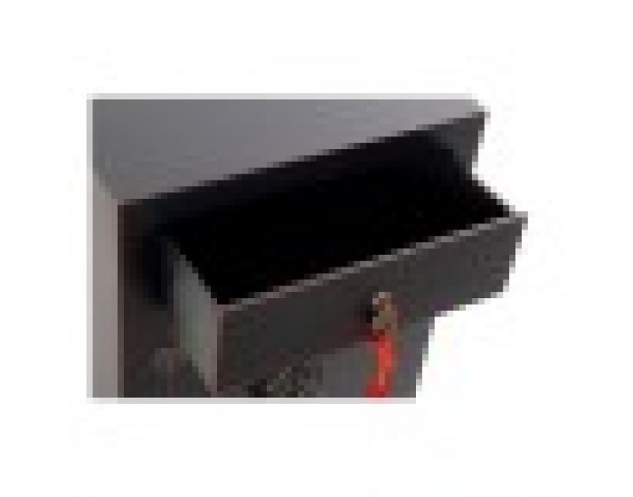 Нощно шкафче DKD Home Decor Ела Червен Черен Дървен MDF 45 x 34 x 66 cm
