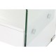 Нощно шкафче DKD Home Decor Бял Прозрачен Кристал Дървен MDF 50 x 40 x 45,5 cm
