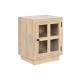 Нощно шкафче Home ESPRIT Естествен Кристал Дърво манго 45 x 35 x 57 cm