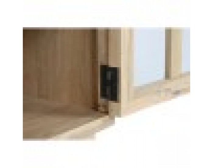 Нощно шкафче Home ESPRIT Естествен Кристал Дърво манго 45 x 35 x 57 cm