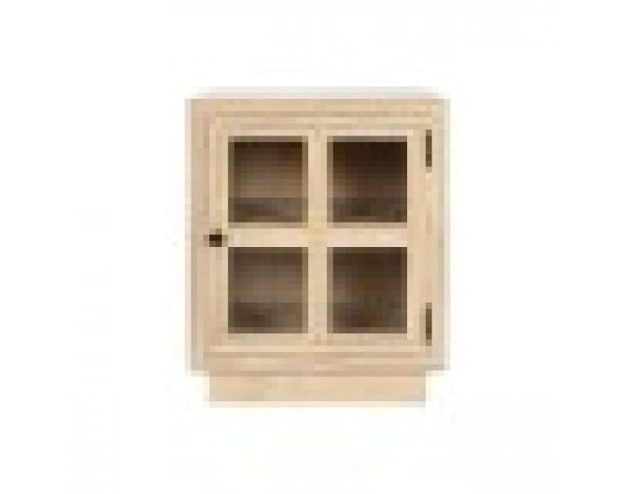Нощно шкафче Home ESPRIT Естествен Кристал Дърво манго 45 x 35 x 57 cm