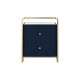 Нощно шкафче DKD Home Decor 60 x 35 x 74 cm Кристал Син Златен