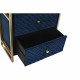 Нощно шкафче DKD Home Decor 60 x 35 x 74 cm Кристал Син Златен