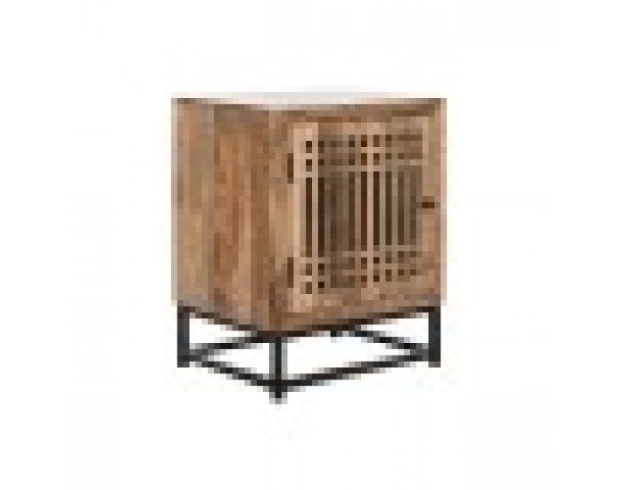 Нощно шкафче DKD Home Decor Дърво манго 50 x 40 x 65 cm