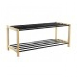 Шкаф за обувки Home ESPRIT Черен Стомана Бор 80 x 31 x 32 cm - Pantofare