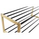 Шкаф за обувки Home ESPRIT Черен Стомана Бор 80 x 31 x 32 cm