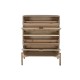 Шкаф за обувки Home ESPRIT Естествен Тропически 76 x 29 x 100 cm