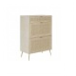 Шкаф за обувки DKD Home Decor Pатан Дърво от пауловния (75 x 40 x 112,5 cm) - Pantofare