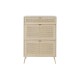 Шкаф за обувки DKD Home Decor Pатан Дърво от пауловния (75 x 40 x 112,5 cm)