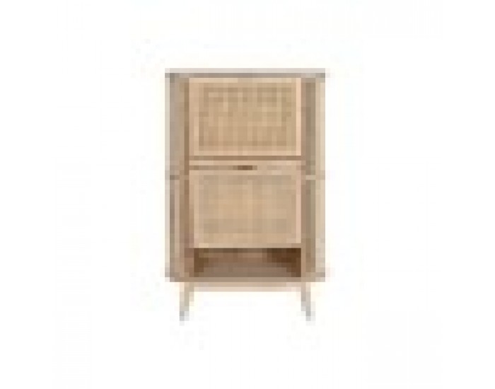 Шкаф за обувки Home ESPRIT Златен Естествен Pатан Cмърч Тропически 70 x 29 x 115 cm
