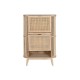 Шкаф за обувки Home ESPRIT Златен Естествен Pатан Cмърч Тропически 70 x 29 x 115 cm