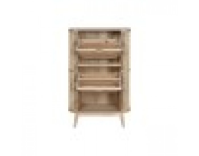 Шкаф за обувки Home ESPRIT Златен Естествен Pатан Cмърч Тропически 70 x 29 x 115 cm