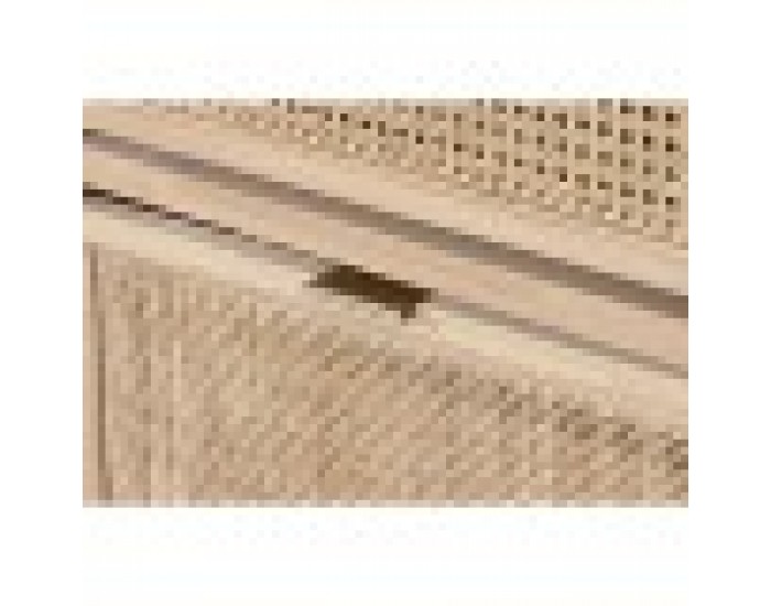 Шкаф за обувки Home ESPRIT Златен Естествен Pатан Cмърч Тропически 70 x 29 x 115 cm