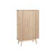 Шкаф за обувки Home ESPRIT Златен Естествен Pатан Cмърч Тропически 70 x 29 x 115 cm