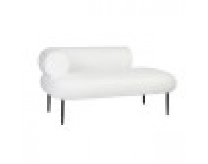 Фотьойл DKD Home Decor Бял Черен Метал Scandi 127,5 x 73,5 x 64 cm