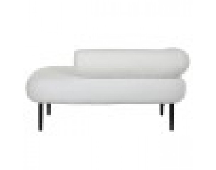 Фотьойл DKD Home Decor Бял Черен Метал Scandi 127,5 x 73,5 x 64 cm