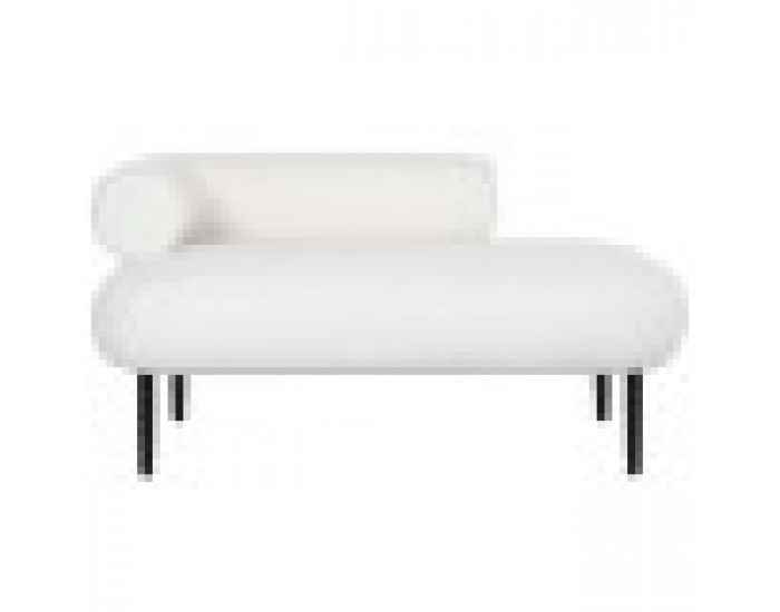 Фотьойл DKD Home Decor Бял Черен Метал Scandi 127,5 x 73,5 x 64 cm