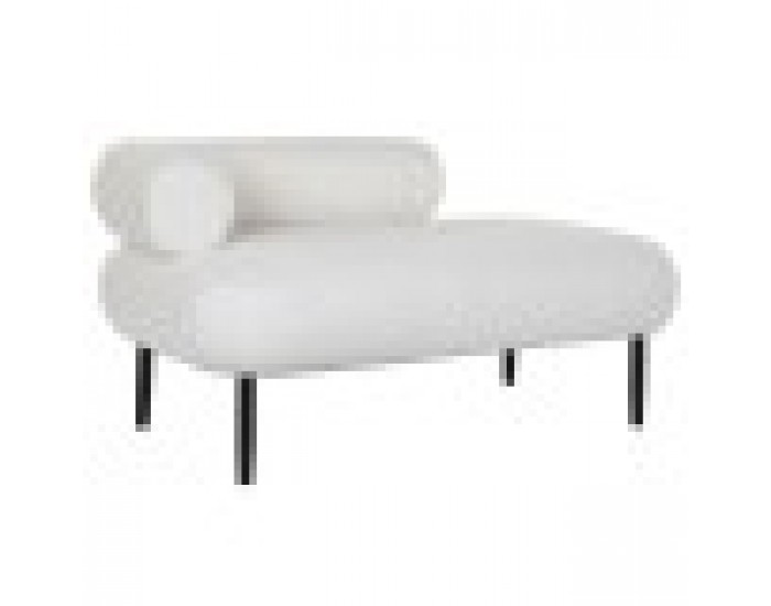Фотьойл DKD Home Decor Бял Черен Метал Scandi 127,5 x 73,5 x 64 cm