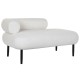 Фотьойл DKD Home Decor Бял Черен Метал Scandi 127,5 x 73,5 x 64 cm