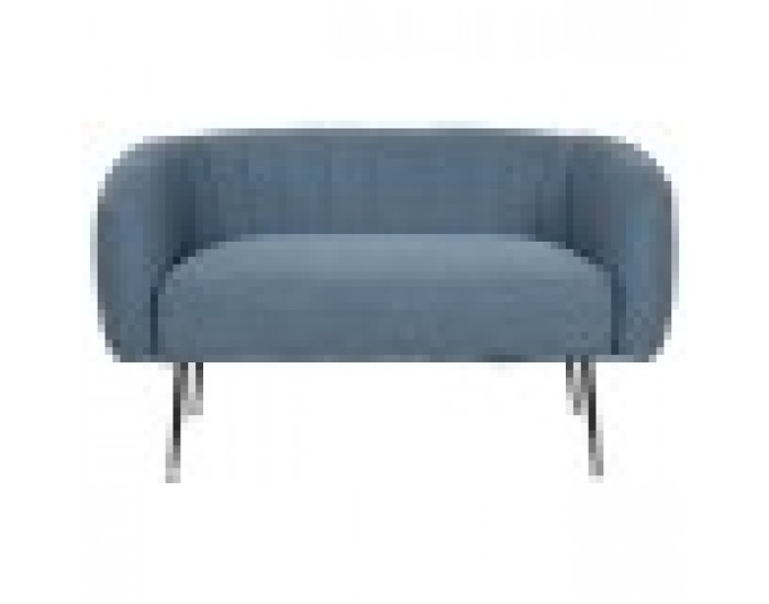 Фотьойл DKD Home Decor Син Черен Пяна Дървен Метал Кадифе Scandi 129 x 75 x 73 cm
