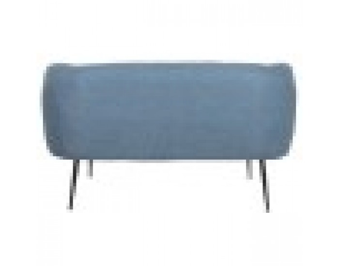 Фотьойл DKD Home Decor Син Черен Пяна Дървен Метал Кадифе Scandi 129 x 75 x 73 cm