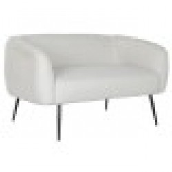 Фотьойл DKD Home Decor Черен Greige Пяна Дървен Метал Кадифе Scandi 129 x 75 x 73 cm - Canapele