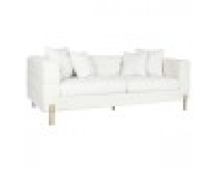 Фотьойл DKD Home Decor Бял Метал 205 x 85 x 73 cm