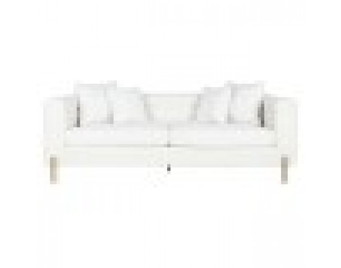 Фотьойл DKD Home Decor Бял Метал 205 x 85 x 73 cm