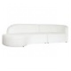 Фотьойл Home ESPRIT Бял Модерен 299 x 107 x 73 cm - Canapele