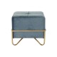 Табуретка DKD Home Decor 8424001850921 Син Многоцветен Златен Пяна Метал Дървен MDF 42 x 42 x 38 cm