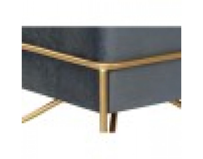 Табуретка DKD Home Decor 8424001850921 Син Многоцветен Златен Пяна Метал Дървен MDF 42 x 42 x 38 cm