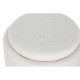 Табуретка Home ESPRIT Бял полиестер каучук Дървен MDF 48 x 48 x 43 cm