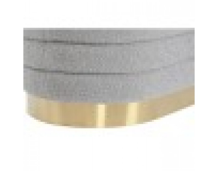 Табуретка DKD Home Decor Златен Светло сив Метал 80 x 41 x 40 cm