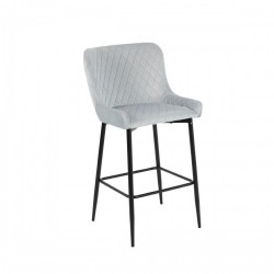 Табуретка DKD Home Decor 58,5 x 48,5 x 96,5 cm 48 x 55 x 100 cm Сив Метал - Taburete