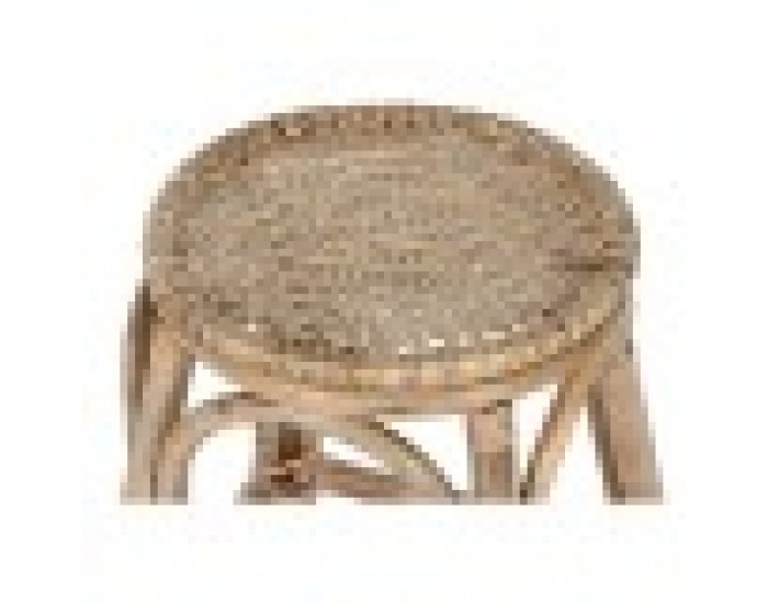 Табуретка Home ESPRIT Естествен плетена ракита Pатан 37 X 37 X 49,5 cm