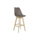 Табуретка DKD Home Decor 48,5 x 55 x 109 cm Сив Бук