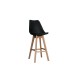 Табуретка DKD Home Decor 57,5 x 50,5 x 109 cm Черен Полиуретан Бук