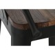Табуретка Home ESPRIT Черен Дървен Метал 41 x 38 x 96 cm