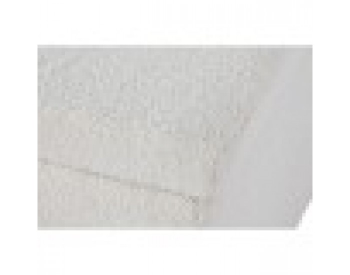 Табуретка Home ESPRIT Бял полиестер Дървен MDF 60 x 60 x 36 cm