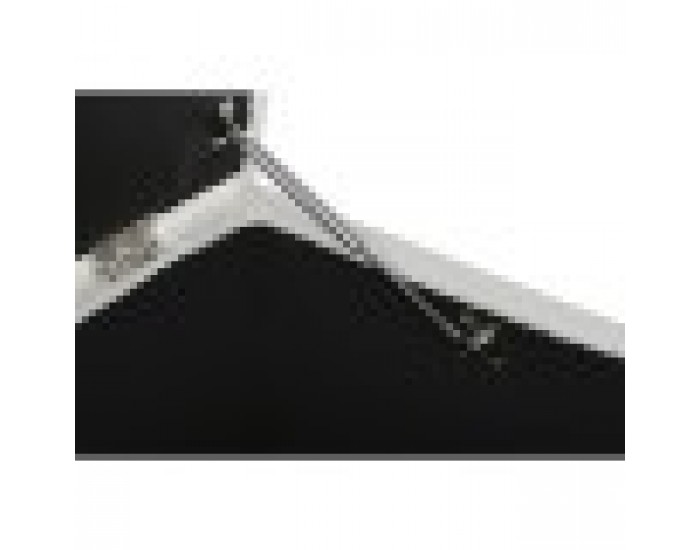 Табуретка Home ESPRIT Бял полиестер Дървен MDF 60 x 60 x 36 cm