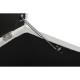 Табуретка Home ESPRIT Бял полиестер Дървен MDF 60 x 60 x 36 cm