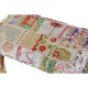 Табуретка DKD Home Decor Слон полиестер Многоцветен Дърво манго (65 x 31,7 x 38 cm)