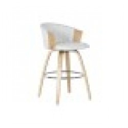 Табуретка Home ESPRIT Бял Дървен 58 x 56 x 86 cm - Home esprit