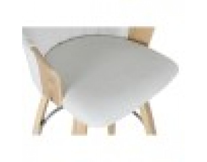 Табуретка Home ESPRIT Бял Дървен 58 x 56 x 86 cm