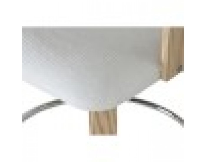 Табуретка Home ESPRIT Бял Дървен 58 x 56 x 86 cm
