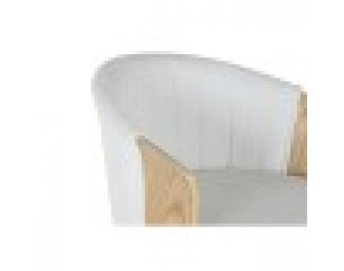 Табуретка Home ESPRIT Бял Дървен 58 x 56 x 86 cm